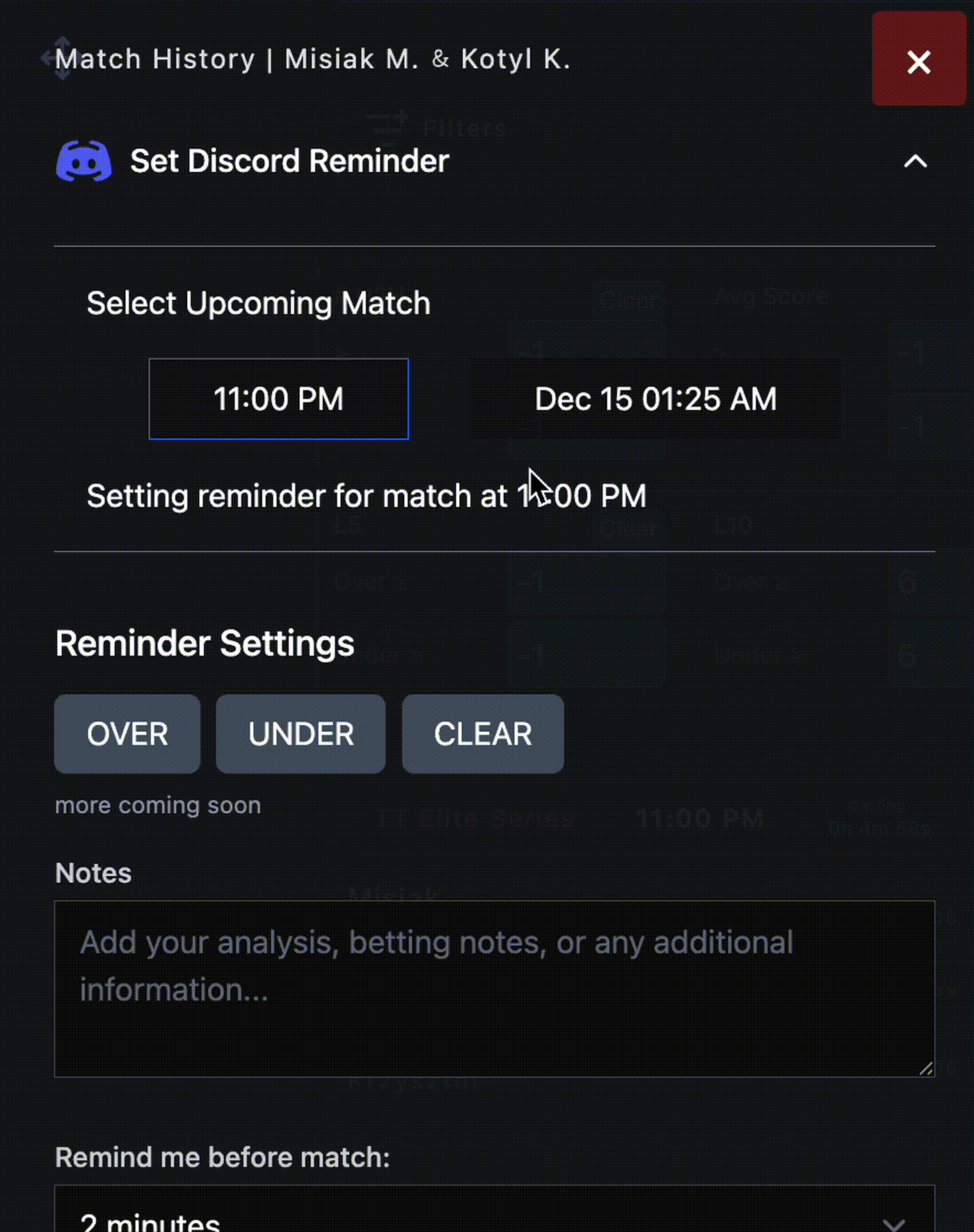 Set Reminders