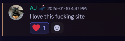 User feedback from Aj
